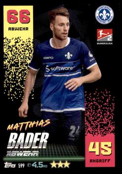 2022-23 Topps Match Attax Bundesliga Extra #599 Matthias Bader Front