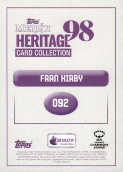 2022-23 Merlin Heritage 98 UEFA Club Competitions #092 Fran Kirby Back