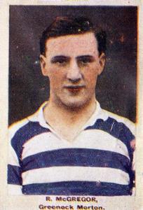 1923 Adventure Famous Club Colours & Players #NNO Bob McGregor Front