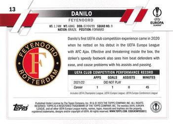 2022-23 Topps UEFA Club Competitions 1st Edition #13 Danilo Back