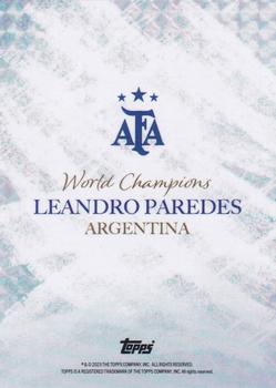 2023 Topps Argentina World Champions #NNO Leandro Paredes Back