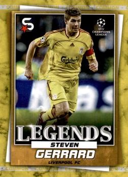 2022-23 Topps UEFA Superstars - Common Yellow #191 Steven Gerrard Front