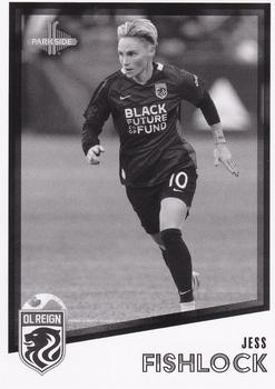 2023 Parkside NWSL Collection - Black and White #24 Jess Fishlock Front