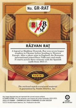 2022-23 Panini Chronicles - Gold Standard Gold Rush La Liga Silver #GR-RAT Razvan Rat Back
