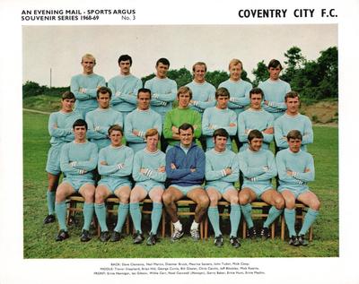 1968-69 Evening Mail Sports Argus Souvenir Series #3 Coventry City Front
