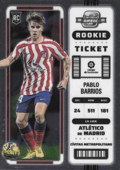 2022-23 Panini Chronicles - Contenders Optic Rookie Ticket La Liga #294 Pablo Barrios Front