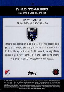 2023 Topps MLS #100 Niko Tsakiris Back