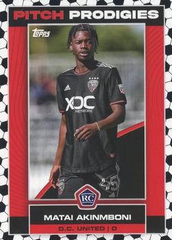 2023 Topps MLS - Soccer Tile #121 Matai Akinmboni Front
