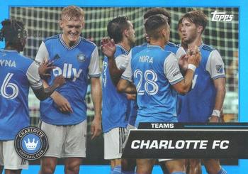 2023 Topps MLS - Blue Foil #70 Charlotte FC Front