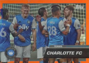 2023 Topps MLS - Orange Foil #70 Charlotte FC Front