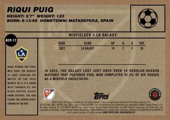 2023 Topps MLS - 1983 Topps Futbol #83T-17 Riqui Puig Back