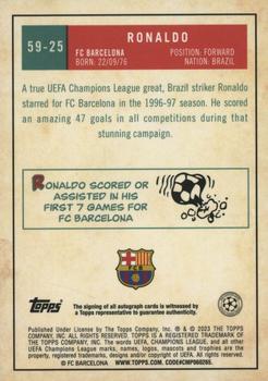 2022-23 Topps Chrome UEFA Club Competitions - 1959 Topps Autographs #59-25 Ronaldo Back