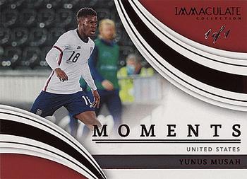 2022-23 Panini Immaculate Collection - Moments Platinum #29 Yunus Musah Front