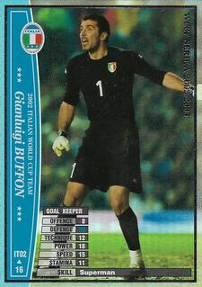 2002-03 World Club Champion Football - Version 1 - 2002 Italian World Cup Team #IT02 Gianluigi Buffon Front