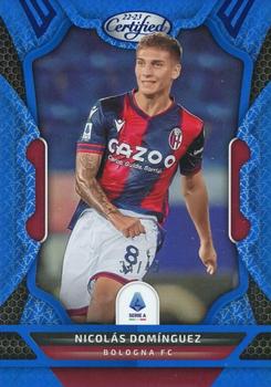 2022-23 Panini Chronicles - Certified Serie A Mirror Blue #130 Nicolas Dominguez Front