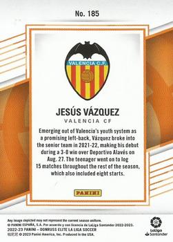 2022-23 Donruss Elite LaLiga Santander #185 Jesus Vazquez Back