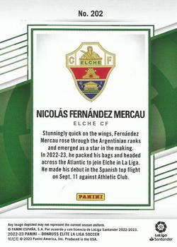 2022-23 Donruss Elite LaLiga Santander #202 Nicolas Fernandez Mercau Back