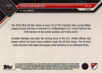 2023 Topps Now MLS All-Star Game #AS-10 Christian Benteke Back