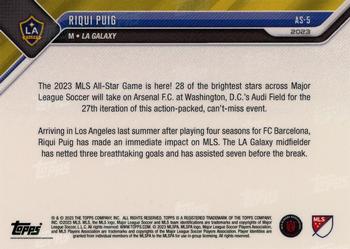 2023 Topps Now MLS All-Star Game #AS-5 Riqui Puig Back