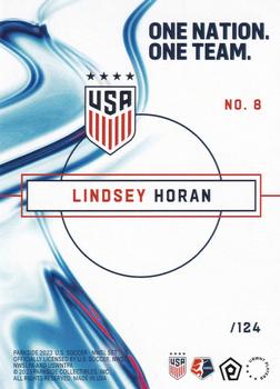 2023 Parkside USWNT One Nation One Team - Foil #8 Lindsey Horan Back