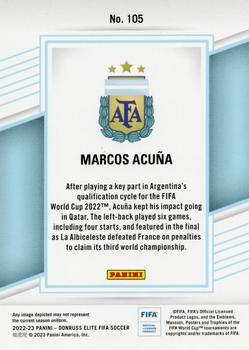2022-23 Donruss Elite FIFA #105 Marcos Acuña Back