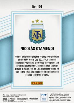2022-23 Donruss Elite FIFA #108 Nicolás Otamendi Back