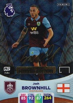 2024 Panini Adrenalyn XL Premier League - Limited Edition Gold Foil Signature #NNO Josh Brownhill Front