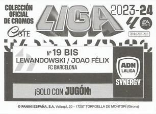 2023-24 Panini Liga Este - Synergy #19BIS Lewandowski / Joao Félix Back