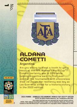 2023 Donruss FIFA Women's World Cup #1 Aldana Cometti Back