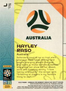 2023 Donruss FIFA Women's World Cup #7 Hayley Raso Back