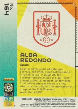 2023 Donruss FIFA Women's World Cup #164 Alba Redondo Back