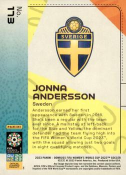 2023 Donruss FIFA Women's World Cup #173 Jonna Andersson Back