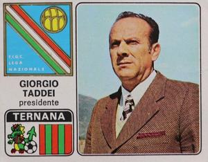 1972-73 Panini Calciatori #316 Giorgio Taddei Front