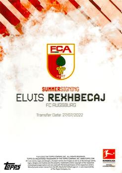 2022-23 Topps Bundesliga Summer Signings #NNO Elvis Rexhbecaj Back