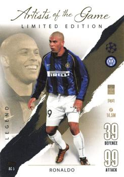 2023-24 Topps Match Attax UEFA Club Competitions - Artists of the Game Limited Edition #AG 5 Ronaldo Front