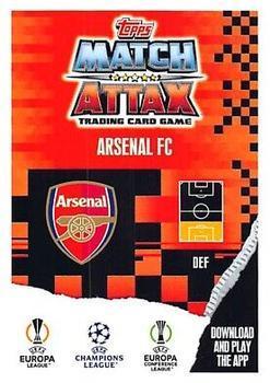 2023-24 Topps Match Attax UEFA Club Competitions - Crystal #30 Ben White Back
