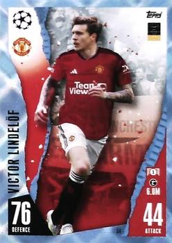 2023-24 Topps Match Attax UEFA Club Competitions - Crystal #54 Victor Lindelöf Front