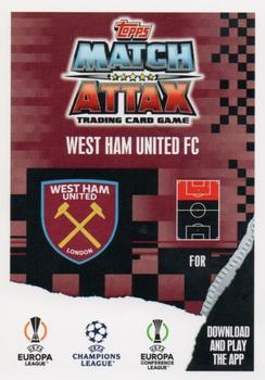 2023-24 Topps Match Attax UEFA Club Competitions - Crystal #116 Michail Antonio Back
