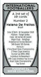 2022 Empire Collections International Footballers (3rd set) #2 Heleno de Freitas Back