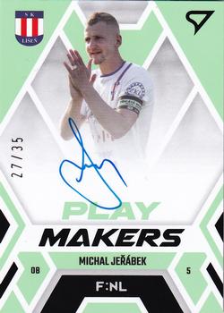 2023-24 SportZoo Fortuna:Liga Serie 1 - F:NL Playmakers Autographs #NLS-PV Michal Jerabek Front