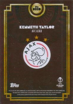 2023-24 Topps Deco UEFA Club Competitions - Current Stars Autographs Red #NNO Kenneth Taylor Back