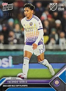 2023 Topps Now MLS Cup Playoffs - Blue #PO-10 Facundo Torres Front