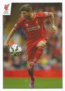 2014-15 Panini Liverpool FC Official Sticker Collection #64 Alberto Moreno Front