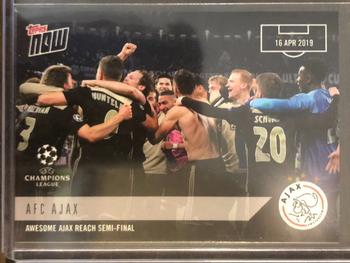 2018-19 Topps Now UEFA Champions League - Ajax #NNO AFC Ajax Front