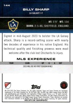 2023 Topps Chrome MLS #144 Billy Sharp Back