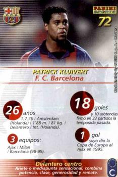 2002-03 Panini Liga Megafichas #72 Kluivert Back