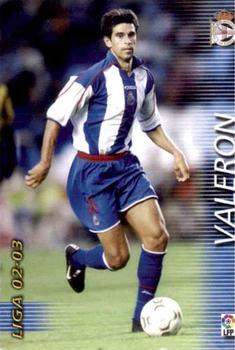2002-03 Panini Liga Megafichas #123 Valeron Front