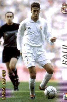 2002-03 Panini Liga Megafichas #161 Raul Front