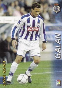 2002-03 Panini Liga Megafichas #255 Galan Front