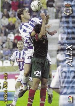 2002-03 Panini Liga Megafichas #258 Alex Front